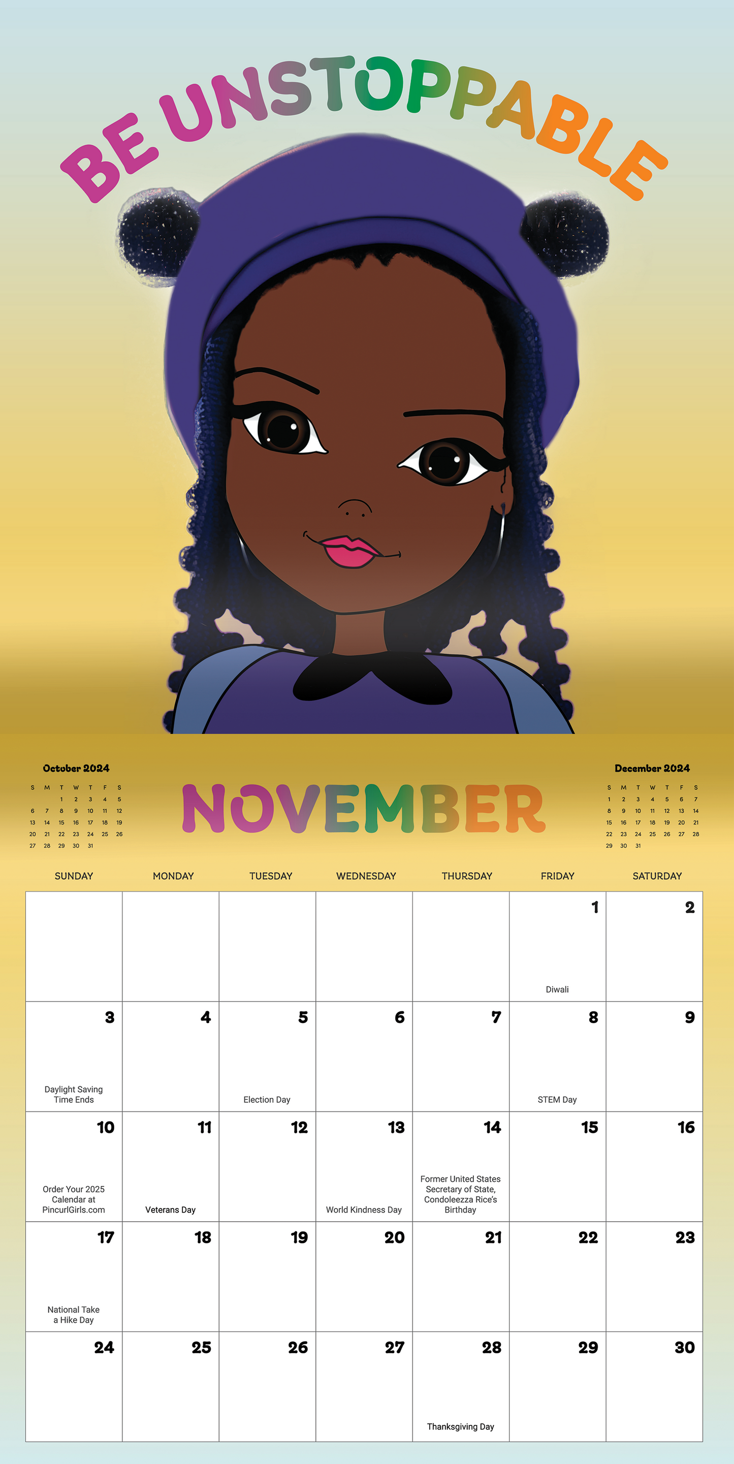 Black Girl Empowerment Calendar 2024