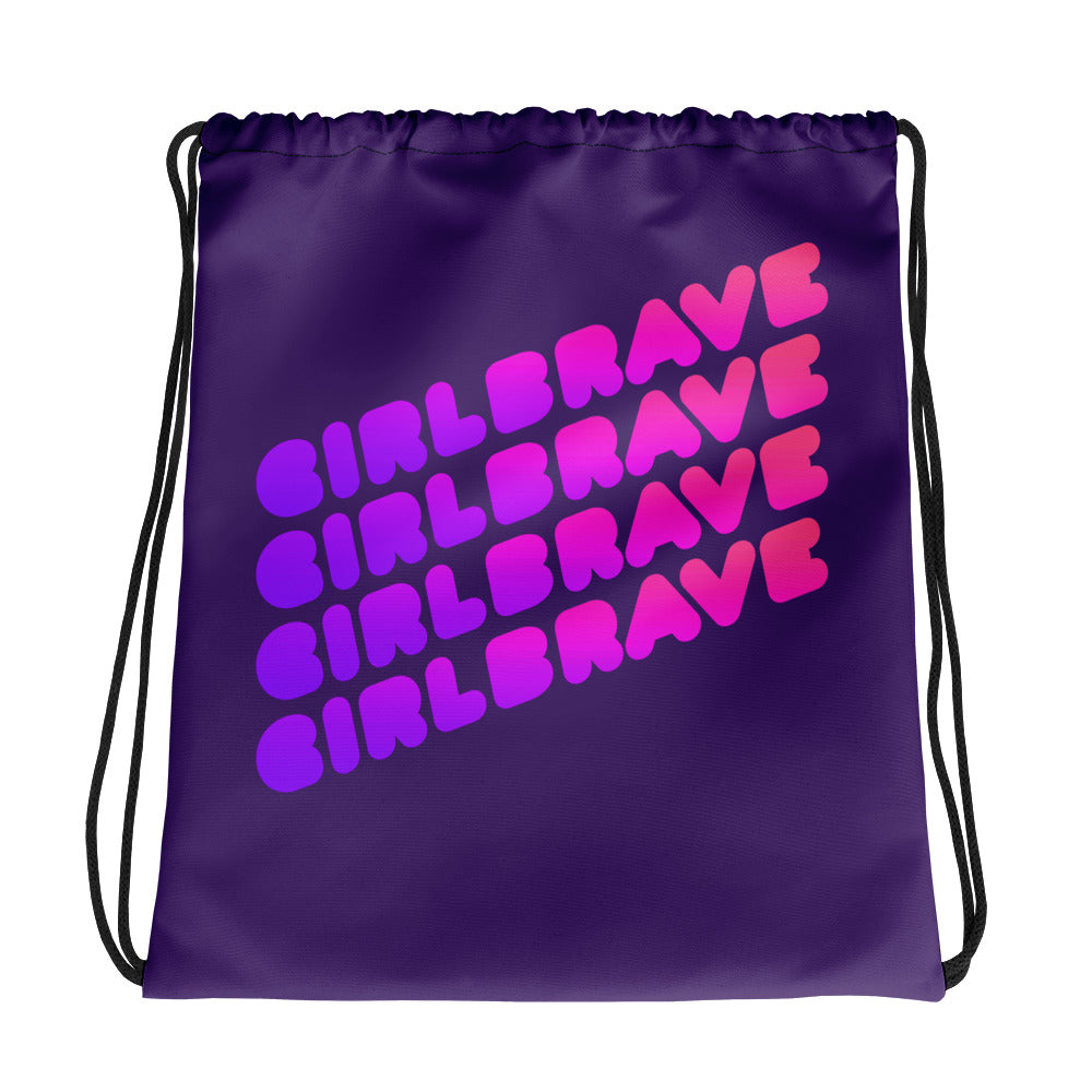 GIRLBRAVE Drawstring bag-Pincurl Girls - Sending Love & Encouragement